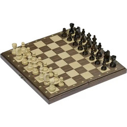 Goki Σκάκι Μαγνητικό Ξύλινο με Πιόνια 27x27cm 56920