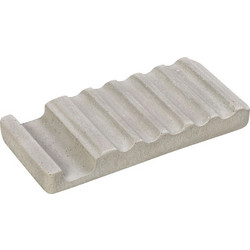 Σαπουνοθήκη ανοιχτό γκρι 16x8x2,3cm Espiel TZT108