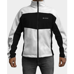 Athlon LT Ανδρικό Μπουφάν Softshell Λευκό - Ελαφρύ, Αδιάβροχο για Βουνό + Ποδηλασία