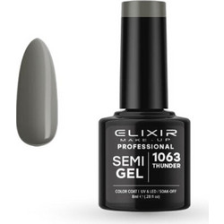 Elixir Semigel 1063 Thunder Ημιμόνιμο Βερνίκι Νυχιών 8ml