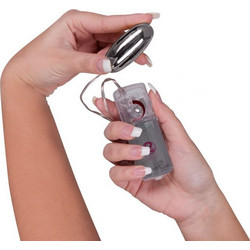 You2Toys Vibro Bullet Δονητής Bullet για Ζευγάρια με Τηλεχειριστήριο 6cm Silver Star