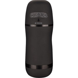 CalExotics Optimum Power Pulsar Vibrating Stroker Pocket Sleeve Αυνανιστήρι με Δόνηση Black