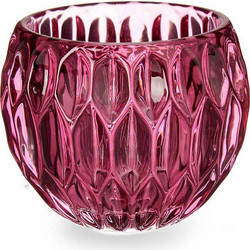 GiftDecor Μικρή βάση για ρεσό εξάγωνη σε σκούρη ροζ απόχρωση