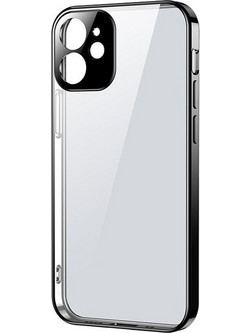 Joyroom New Beauty Back Cover Black / Transparent (iPhone 12 Pro)