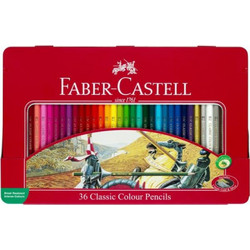 Faber-Castell Κασετίνα Ξυλομπογιές Σετ 36τμχ 115886
