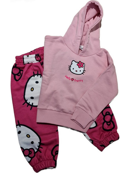 Emery Kids Παιδικό Σετ Φόρμας Ροζ Φούξια 22-2303