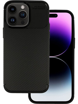 Vennus Carbon Elite Back Cover Black (iPhone 14 Pro Max)