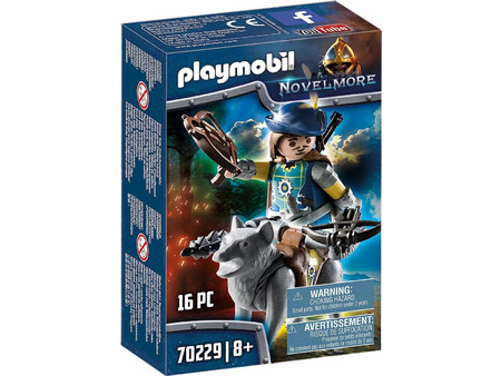 Playmobil Novel More Τοξότης του Νόβελμορ με Λύκο για 8+ Ετών 70229