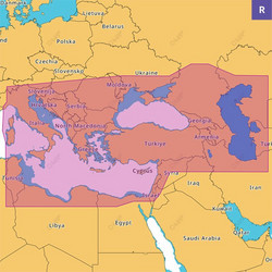 Χάρτης C-Map Reveal ΑΝ. ΜΕΣΟΓΕΙΟΣ