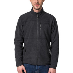 HANNAH Santon II Ανδρική Ζακέτα Fleece με Φερμουάρ Ανθρακί 10025367HHX-01M
