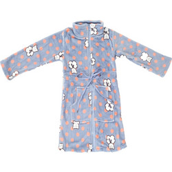Teddy Bear Fleece παιδική ρόμπα γαλάζιο W23