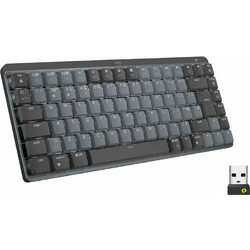 Logitech MX Mechanical Mini Graphite Tactile Quiet Ασύρματο Πληκτρολόγιο