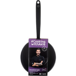 Akis Petretzikis Τηγάνι Αλουμινίου Αντικολλητικό 24cm