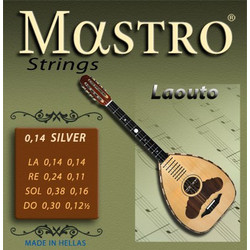 Mastro Σετ 8 Χορδές Λαούτου Silver Plated Copper 14-30" 3/4