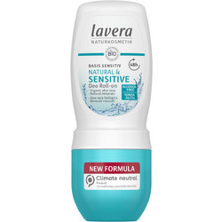 Lavera Basis Sensitiv Φυσικό Αποσμητικό Roll On 24h Χωρίς Αλουμίνιο 50ml
