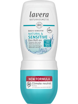 Lavera Basis Sensitiv Φυσικό Αποσμητικό Roll On 24h Χωρίς Αλουμίνιο 50ml