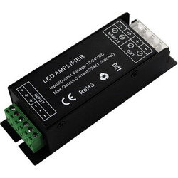 Ενισχυτής σήματος AMF4 12VDC 25A/300W - 24VDC 25A/600W IP20 για ταινίες Led μονόχρωμες - AMF4