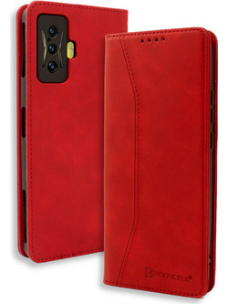 Bodycell Pu Leather Book Case Red (Xiaomi Poco F4 GT 5G)
