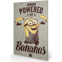 MINIONS - Printing on wood 40X59 - Powered By Bananas