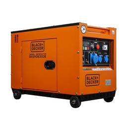 Black & Decker BXGND6300E Αθόρυβη Γεννήτρια Πετρελαίου Μονοφασική με Μίζα 7.5KVA