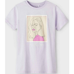 Name It Παιδικό T-Shirt Κοντομάνικο Λιλά 13213295