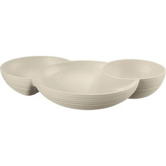Ορντεβιέρα Tierra 3 Θέσεων 29,5x21,4x5,2cm Beige Guzzini Πλαστικό