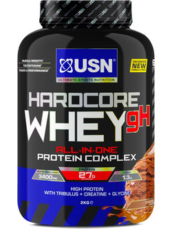 USN Hardcore Whey gH Chocolate Πρωτεΐνη Ορού Γάλακτος 2kg