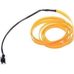 2M Neon Yellow Flexible El Wire (5mm)