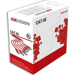 Hikvision U/UTP Cat.5e Καλώδιο Δικτύου Ethernet 1m Grey DS-1LN5E-S