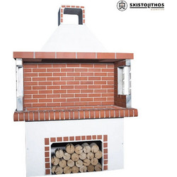 Sxistolithos 0100 Χτιστή Ψησταριά 155x76cm