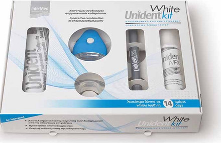 Λεύκανση Δοντιών InterMed Unident White Kit Λεύκανσης Δοντιών