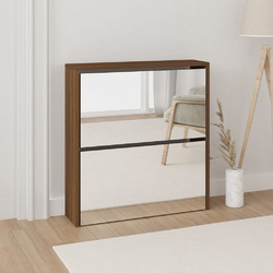 vidaXL Παπουτσοθήκη Ξύλινη 63x17x67cm 342634