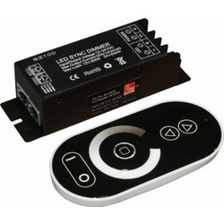 Adeleq Ασύρματο Dimmer Αφής RF με Τηλεχειριστήριο για Ταινία Μονόχρωμη 12/24V 25A 30-33325Κωδικός: 24013735