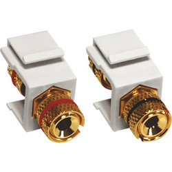 Acaelec Modys Λευκός Aντάπτορας 2 x Hxείων LS 4mm KS 1 Στοιχείου (10101416790)