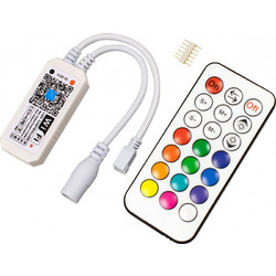 GloboStar Ασύρματο RGBW Controller RF με Τηλεχειριστήριο LED RGBW-WW Controller με Χειριστήριο 73430Κωδικός: 27405797