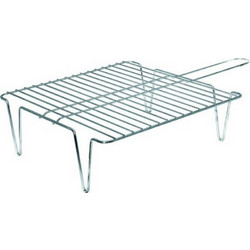 Biofan Σχάρα Ψησίματος Χρωμίου με Πόδια 40x40x13cm 10150