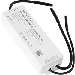 GLOBOSTAR(R) 71442 MiBOXER WP3-P150V24 PRISM RGB Smart Τροφοδοτικό Controller 3CH AC 100-240V σε DC 24V 6.25A 150W Max Αδιάβροχο IP67 - WiFi + RF 2.4GHz + Push Dimming - M22.5xΠ7.3xΥ3.5cm