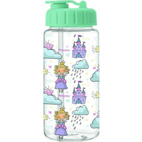 iDrink Princess Παιδικό Μπουκάλι Πλαστικό BPA Free με Καλαμάκι Πολύχρωμο 400ml