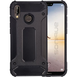 Sonique Heavy Armor Back Cover Black (Huawei P20 Lite)