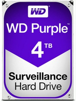 Western Digital Purple 4TB HDD Σκληρός Δίσκος 3.5" Sata 3 5400rpm με 256MB Cache WD42PURZ