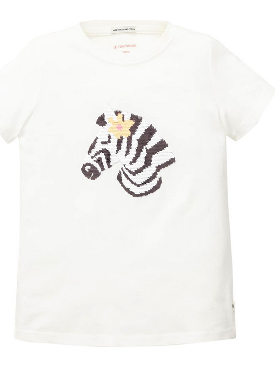 Tom Tailor Παιδικό T-Shirt Κοντομάνικο Λευκό 1036089-10315