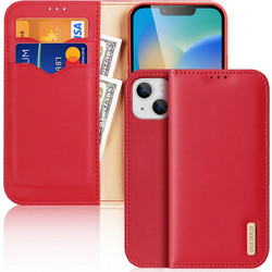 Dux Ducis Hivo Leather Wallet Red (iPhone 14 Plus)