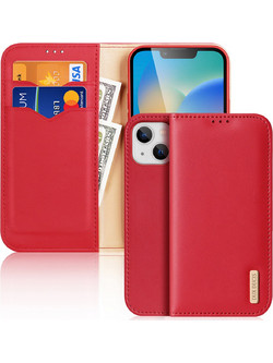 Dux Ducis Hivo Leather Wallet Red (iPhone 14 Plus)