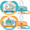 Philips Avent Ultra Air Ανατομικές Ορθοδοντικές Πιπίλες Σιλικόνης 6-18m Πιγκουίνος Χελώνα 2τμχ