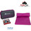 AlpinPro AlpinTec Πετσέτα Θαλάσσης Microfiber Μωβ 90x180cm