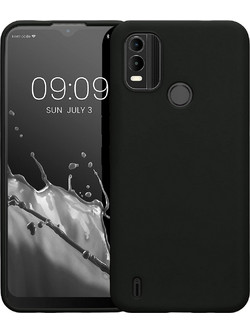KWmobile Θήκη Σιλικόνης Nokia C21 Plus - Black (61460.01)