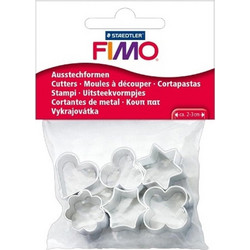 Καλούπια μεταλλικά Staedtler Fimo 2-3cm σετ 6 τεμάχια (872403)