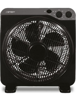 Gruppe KYT-12DII Ανεμιστήρας Δαπέδου Box Fan 30cm 60W Μαύρος