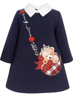 Balloon Chic Παιδικό Φόρεμα Navy Μπλε 232F0270