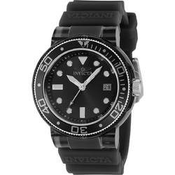 Invicta Pro Diver Γυναικείο Ρολόι με Μαύρο Καουτσούκ Λουράκι 37299